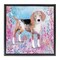 Stupell Industries Hound Dog Soft & Whimsical Floating Frame, design by Clare Tupper